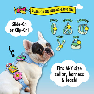 Ribbon Pink Jiby Dog Charm