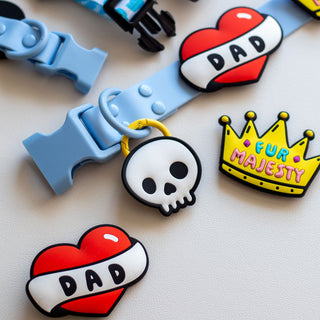Skull Jiby Dog Charm