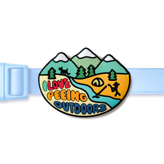 Peeing Outdoors Jiby Dog Charm