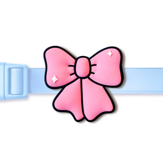 Ribbon Pink Jiby Dog Charm