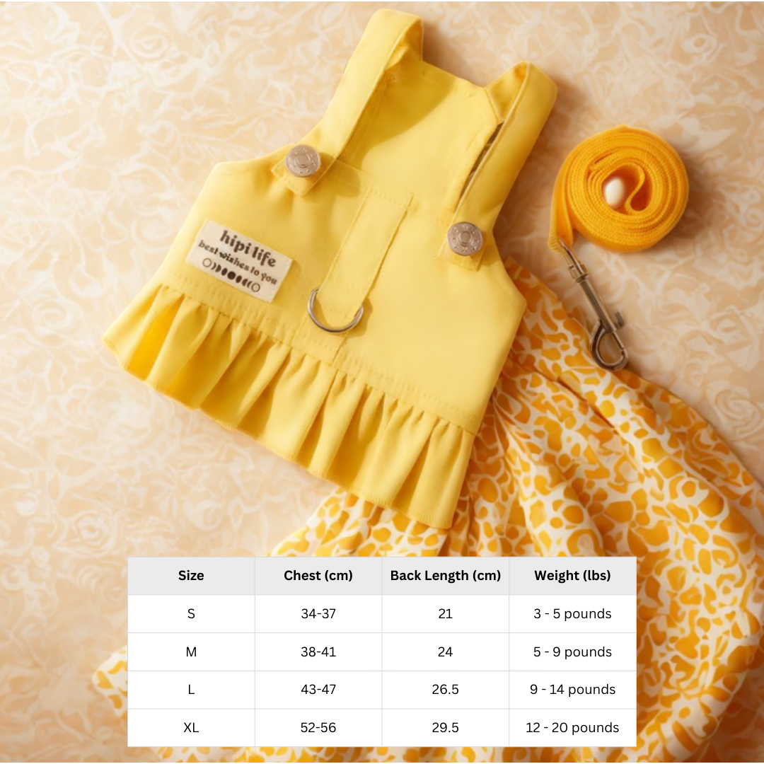 Sunshine Waterproof Pet Dress Harness with Leash