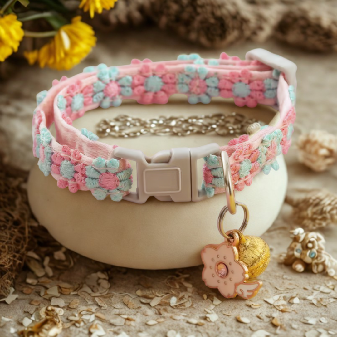 Adjustable Cat Collar with Bell