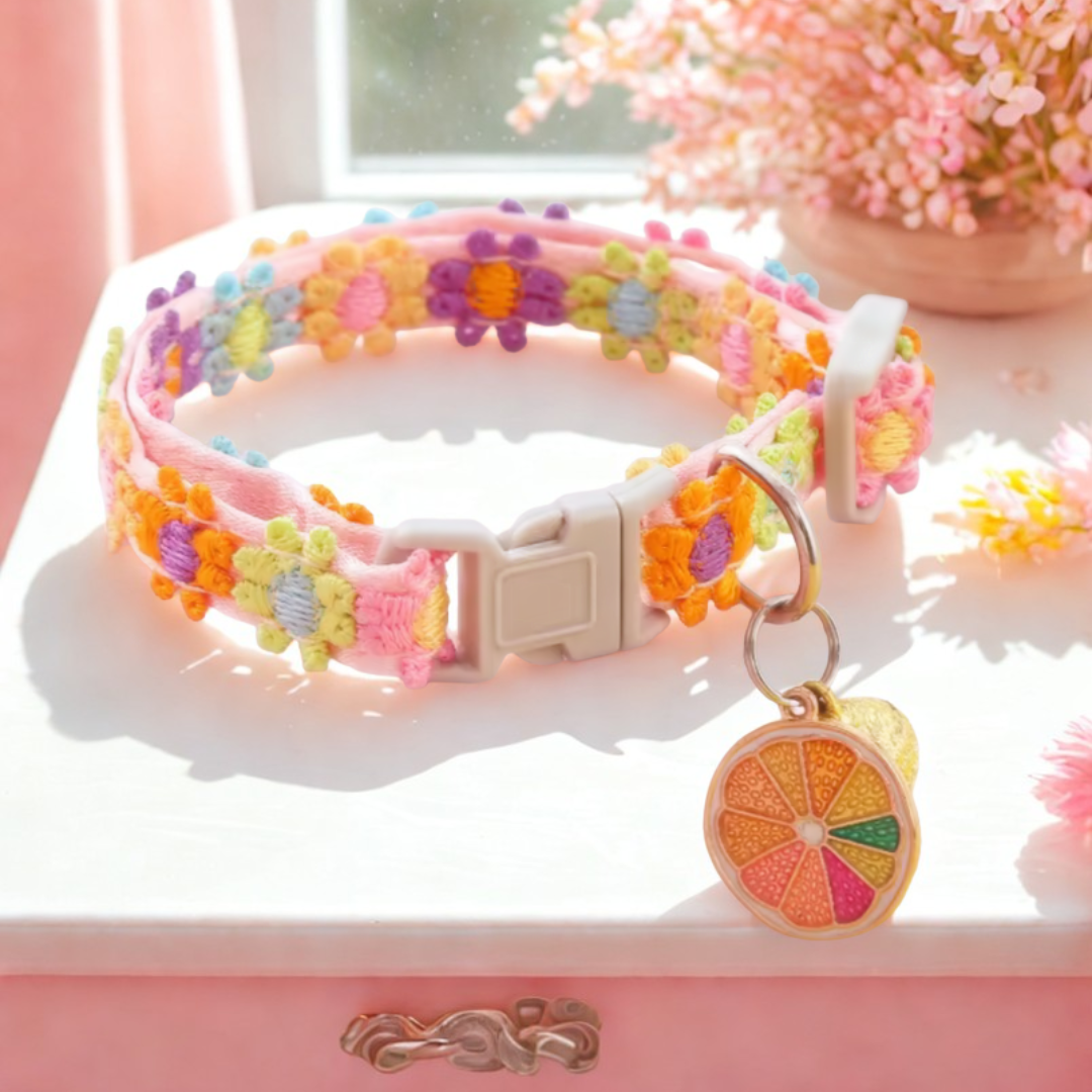 Adjustable Cat Collar with Bell