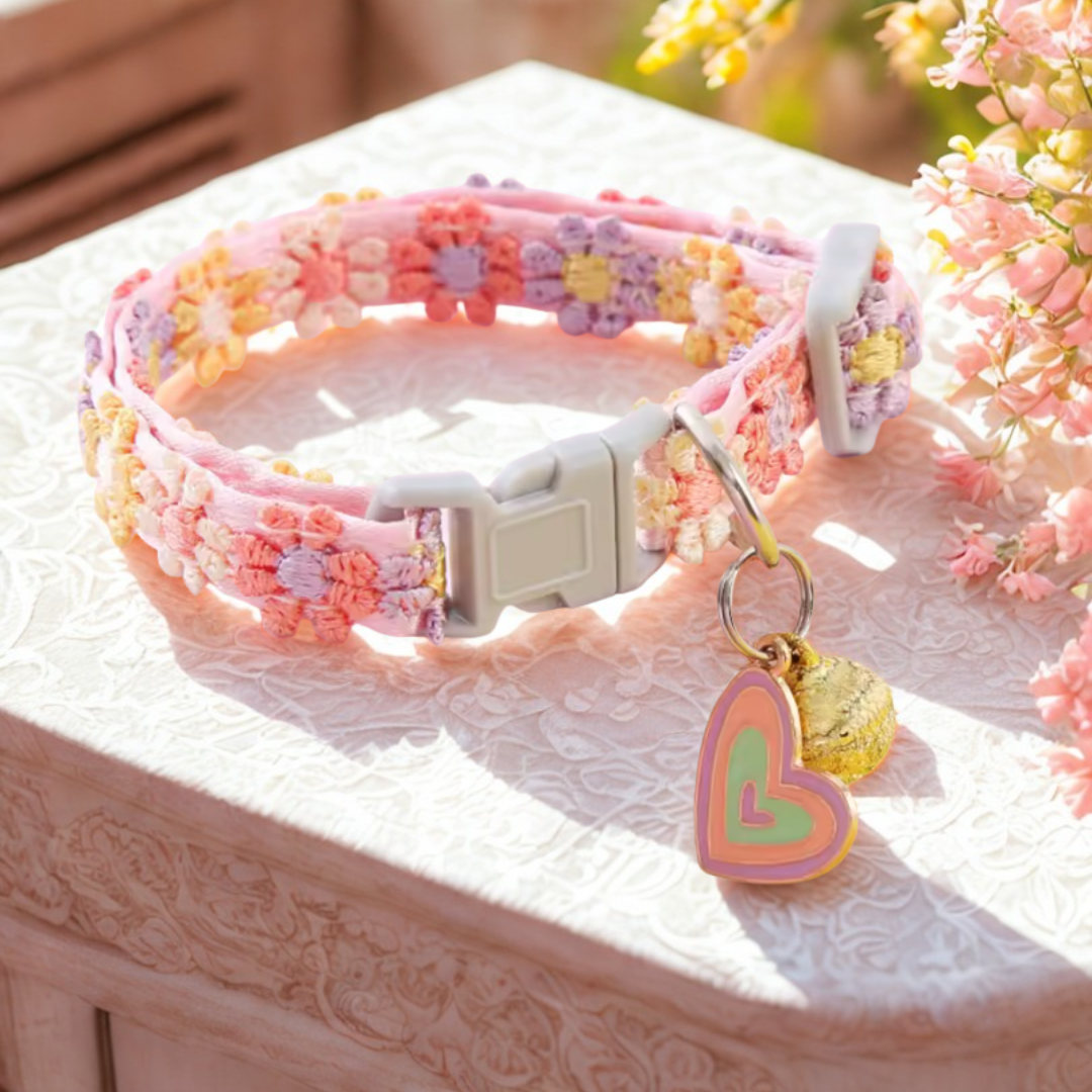 Adjustable Cat Collar with Bell