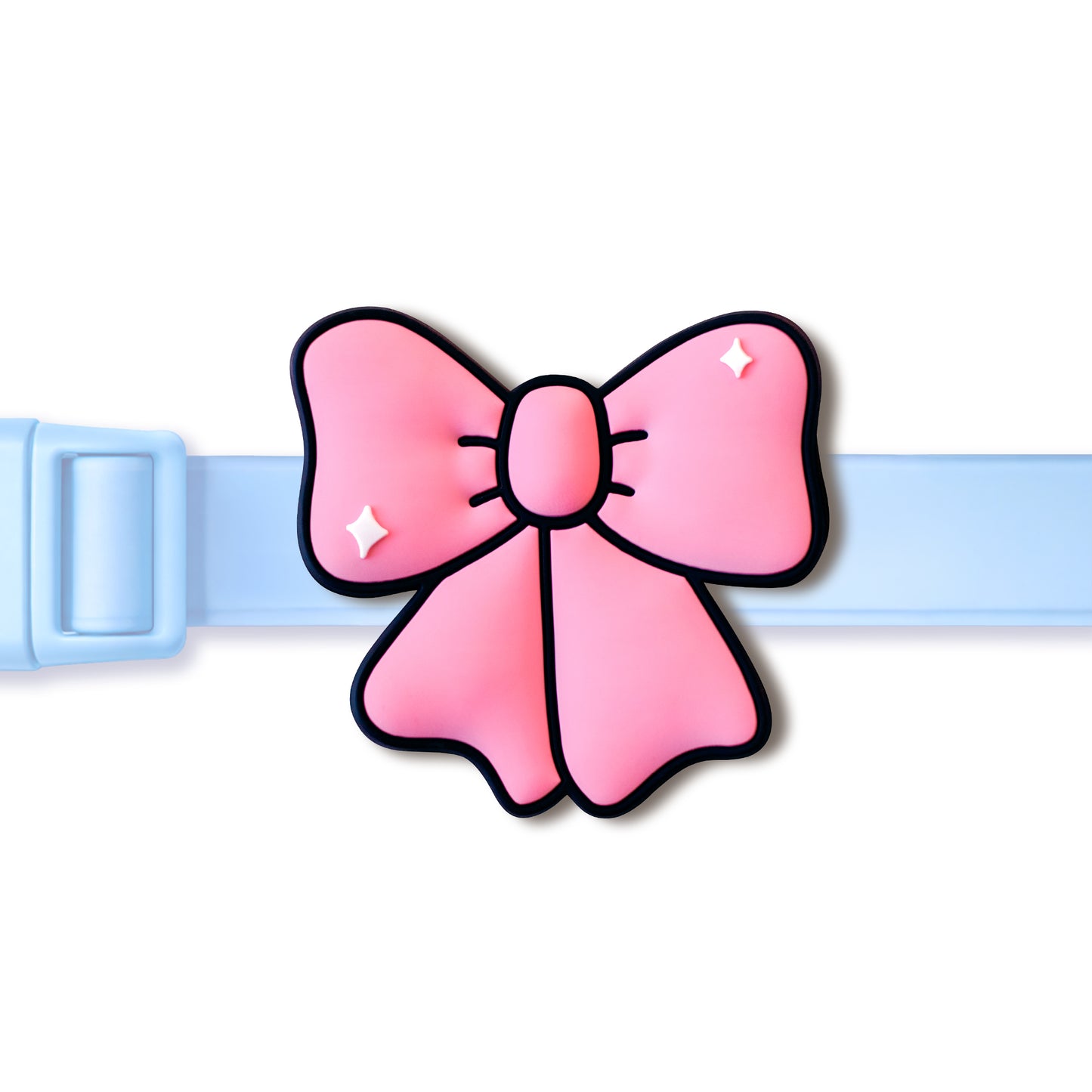 Ribbon Pink Jiby Dog Charm