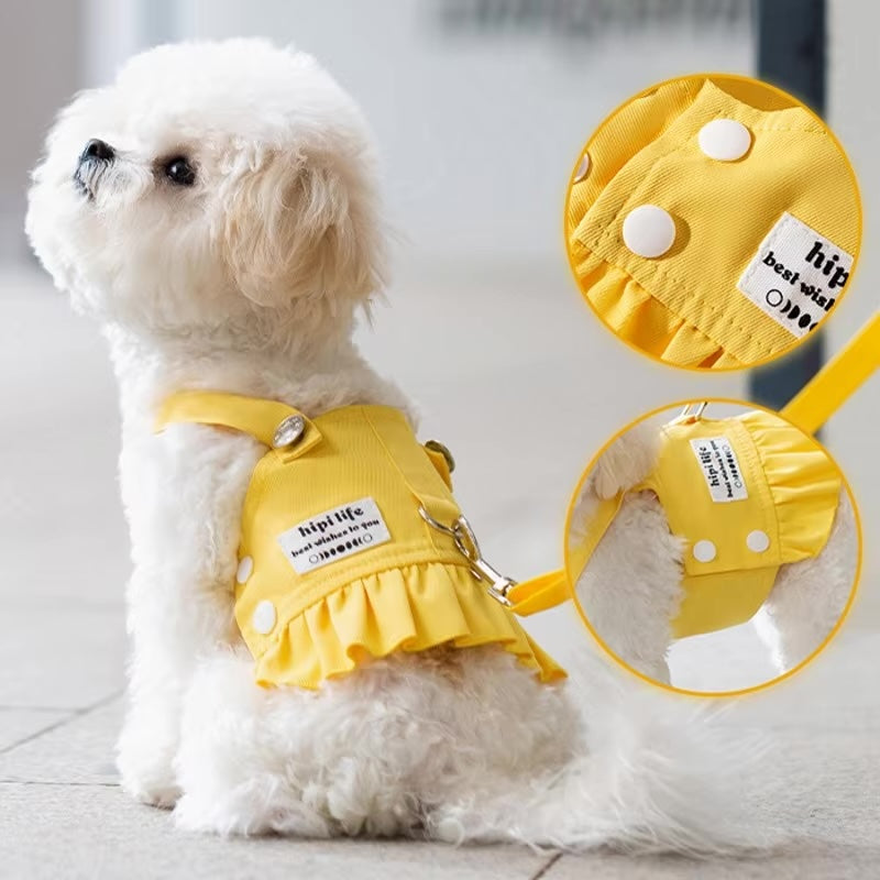 Sunshine Waterproof Pet Dress Harness with Leash